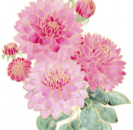Fototapet Decorative Flower IV, Personalizat, Photowall