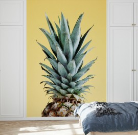 Fototapet Pineapple Yellow III, Personalizat, Photowall