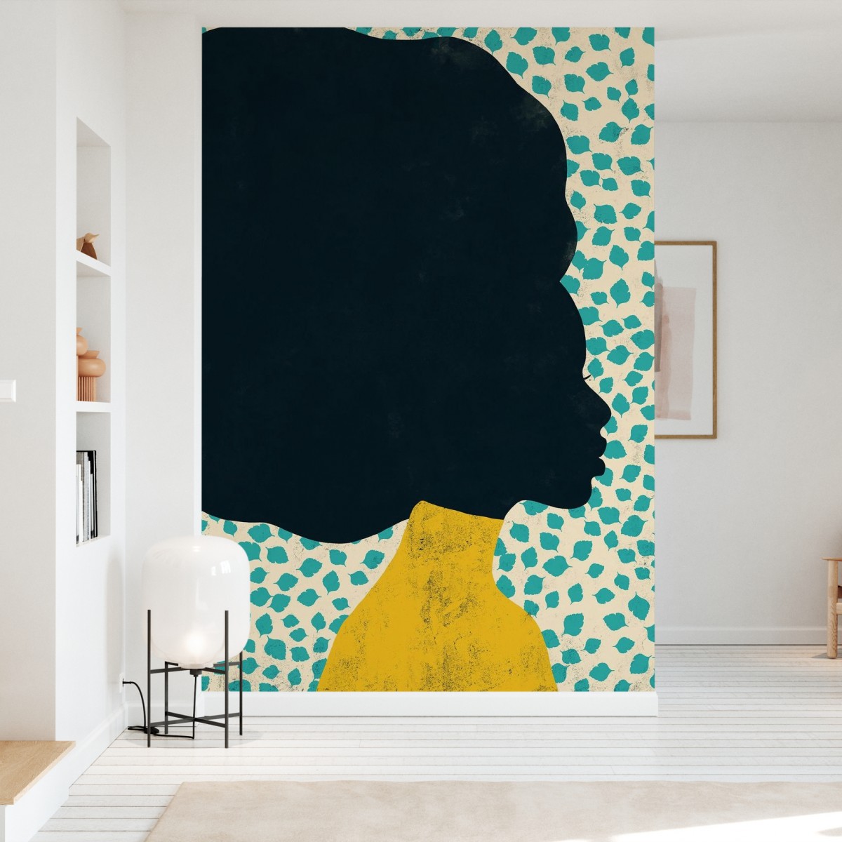 Fototapet Woman Leaves, Personalizat, Photowall, Fototapet living