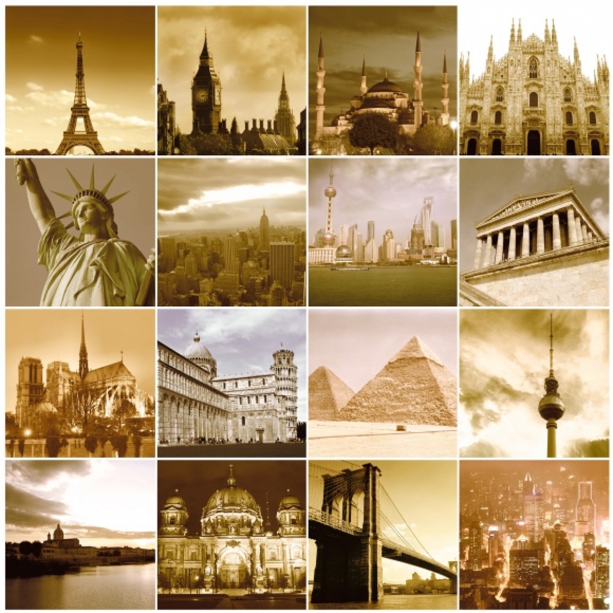 Fototapet Atractii turistice, personalizat, Rebel Walls