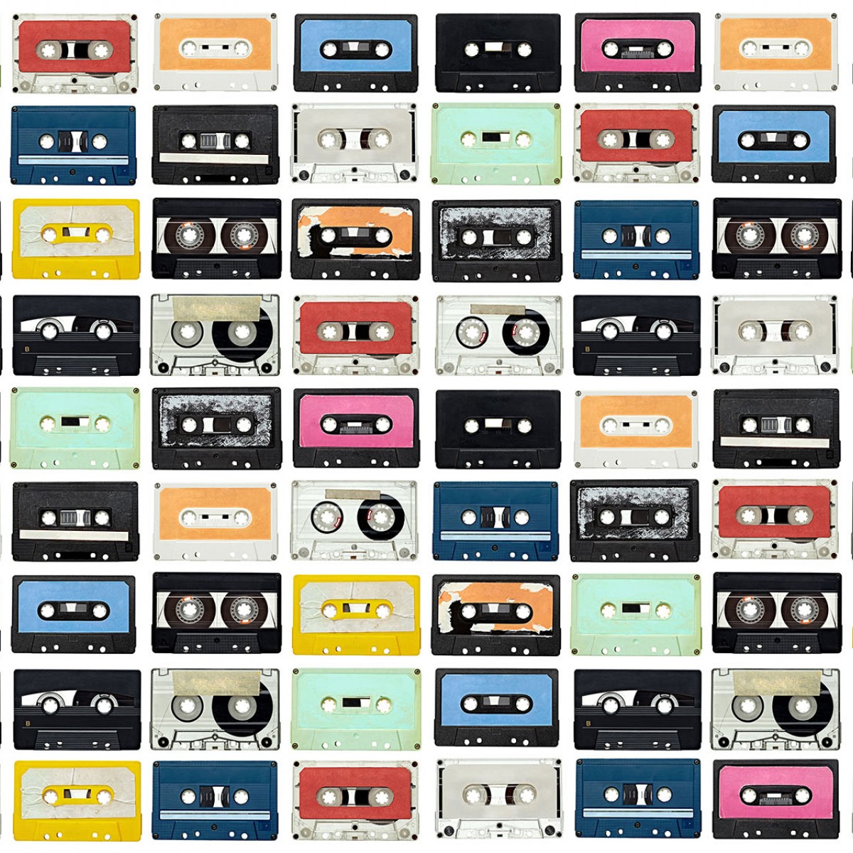 Fototapet Mixed Tape, personalizat, Rebel Walls