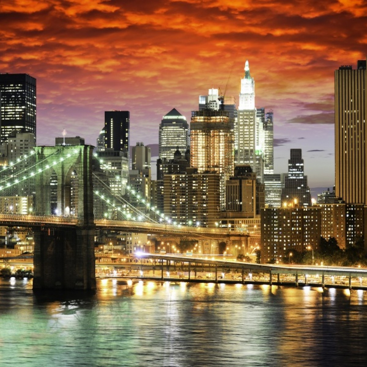 Fototapet Brooklyn Bridge, personalizat, Rebel Walls
