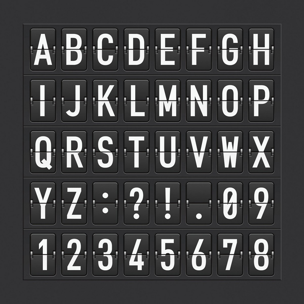 Fototapet Departure Alphabet, personalizat, Rebel Walls
