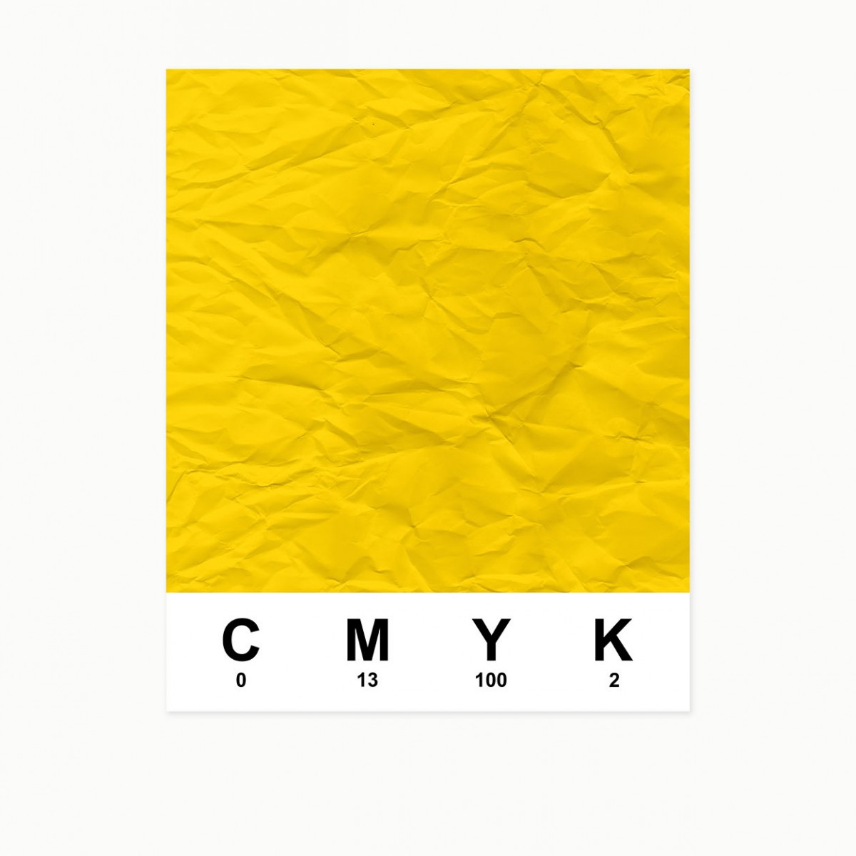 Fototapet CMYK Yellow, personalizat, Rebel Walls