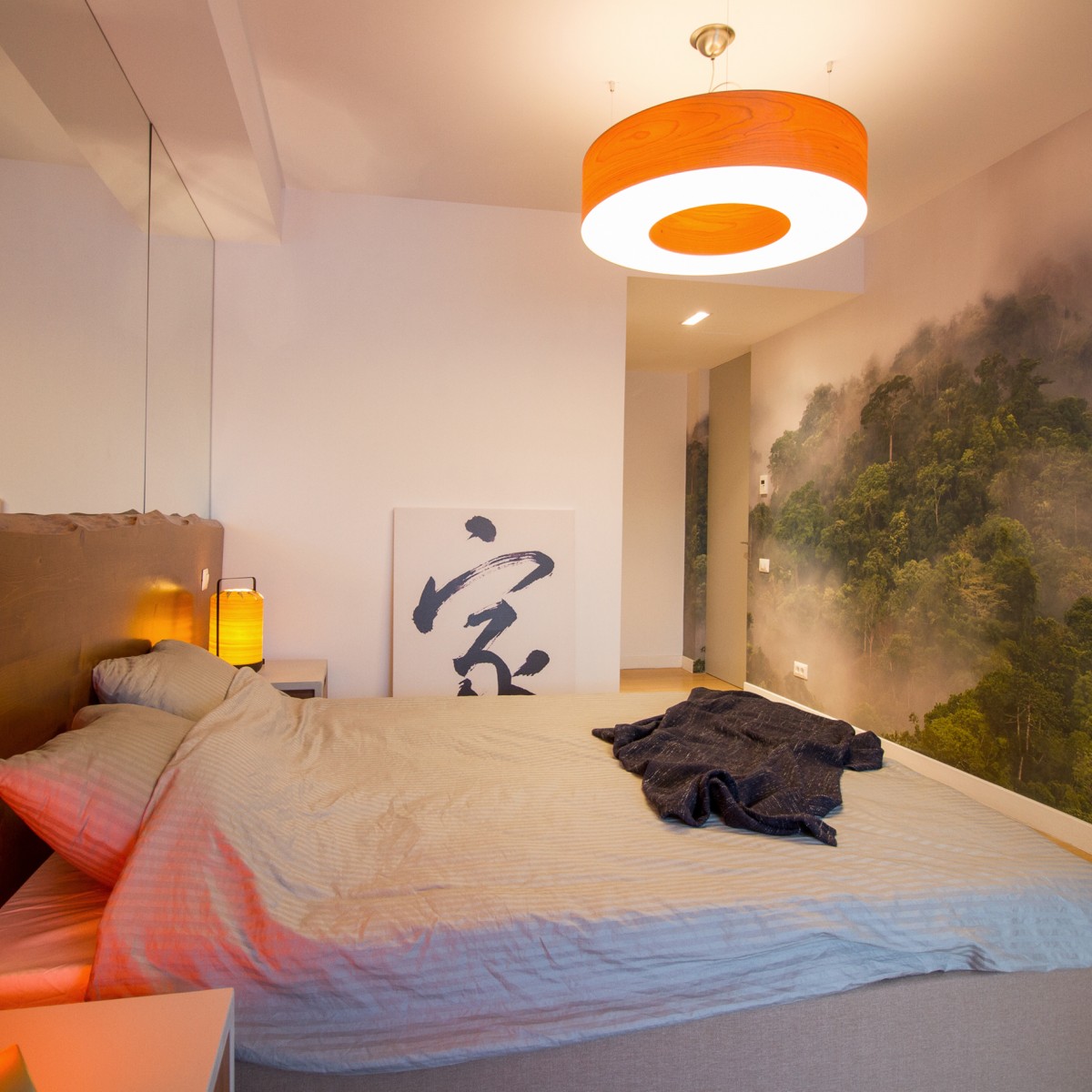Foto tapet 3D Ceața misterioasă, personalizat, Rebel Walls, Fototapet dormitor 