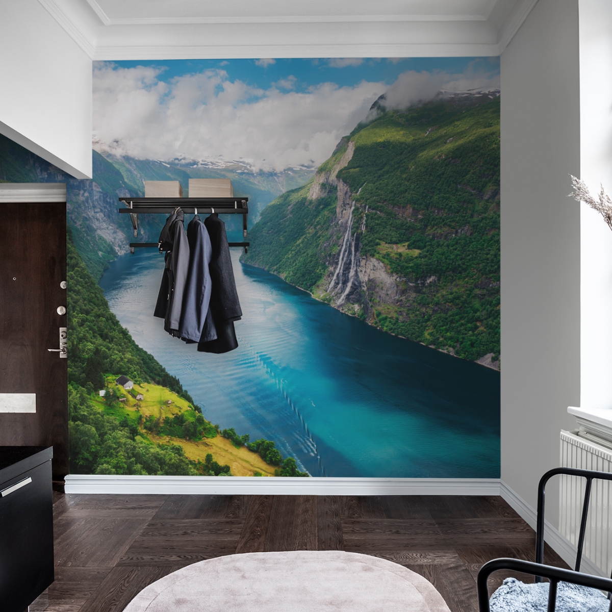 Fototapet Fjord, personalizat, Rebel Walls