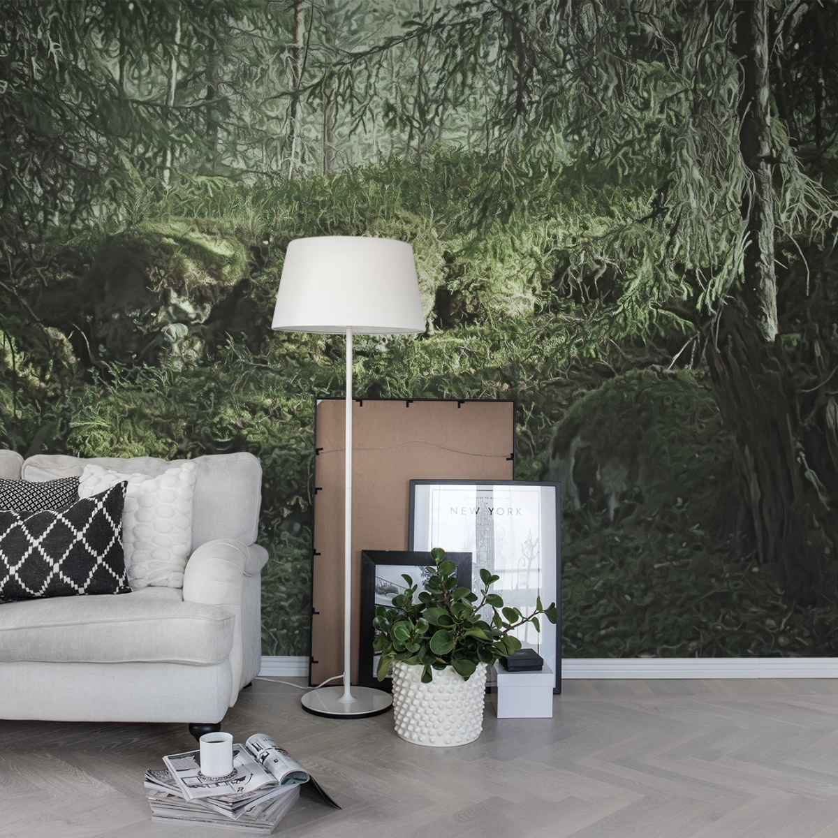 Fototapet Virgin Forest, personalizat, Rebel Walls