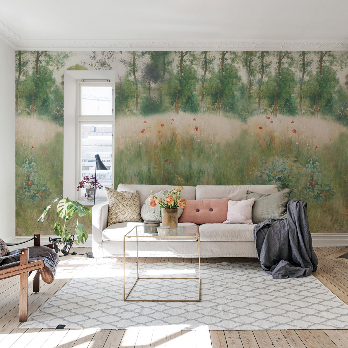 Fototapet Midsommar, personalizat, Rebel Walls