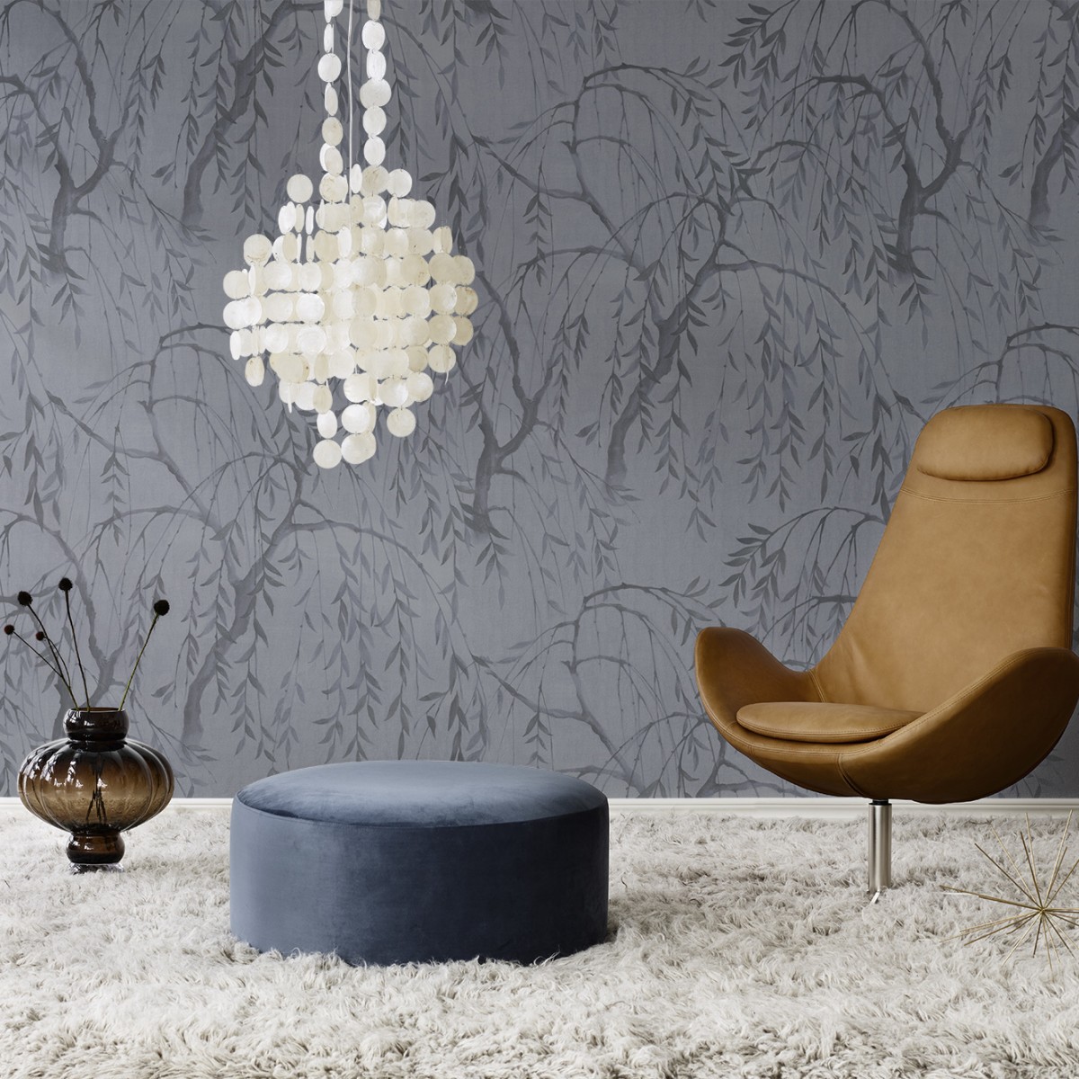 Fototapet Weeping Willows Still Waters, personalizat, Rebel Walls