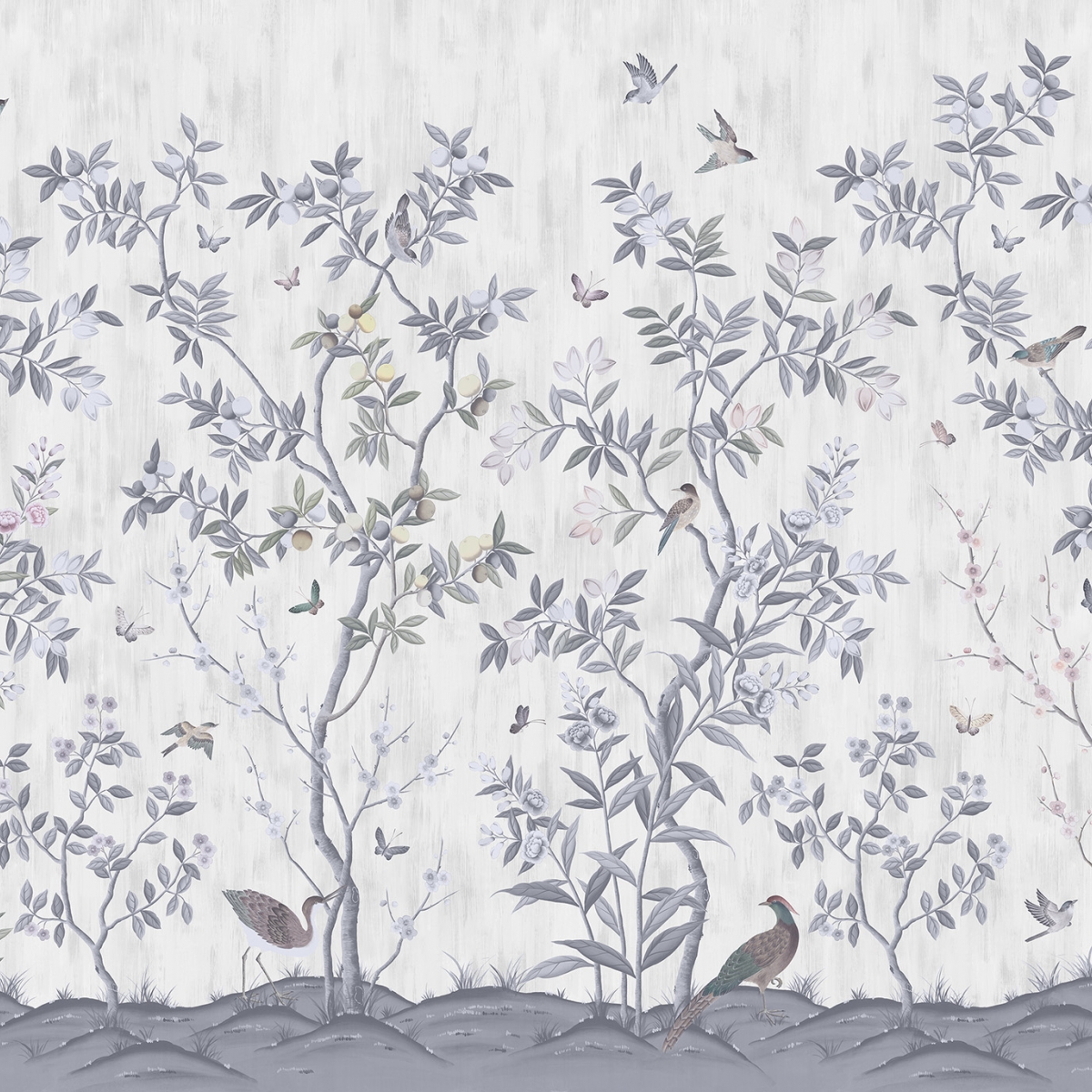 Fototapet Chic Pearl Gray, personalizat, Rebel Walls