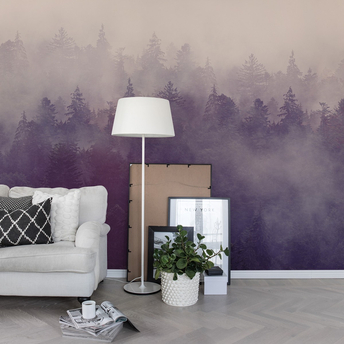 Foto tapet Fir Forest, personalizat, Rebel Walls