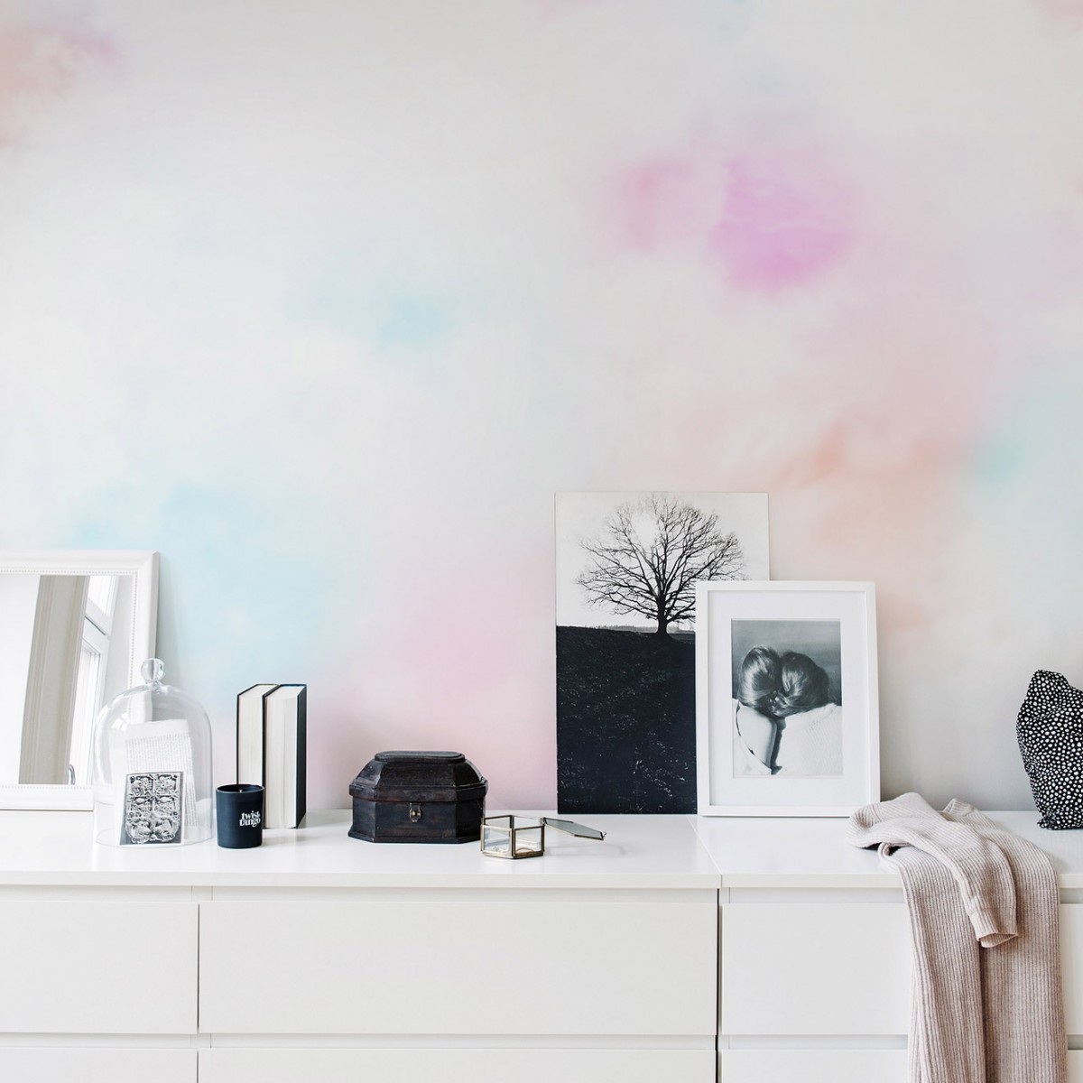 Fototapet Coral Clouds, personalizat, Rebel Walls