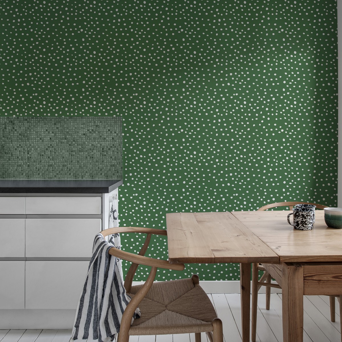Foto tapet Rebel Dot, Basil, personalizat, Rebel Walls