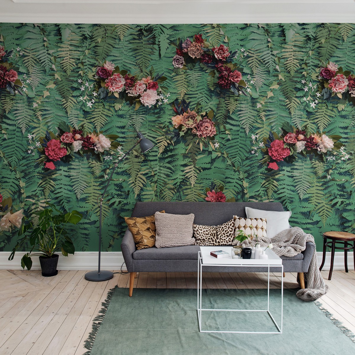 Foto tapet Unfading Flowers, personalizat, Rebel Walls