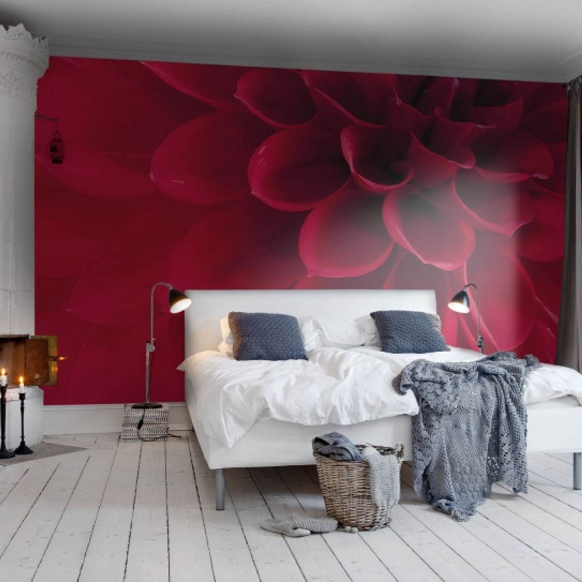 Foto Tapet 3d Floral Detalii Personalizat Rebel Walls