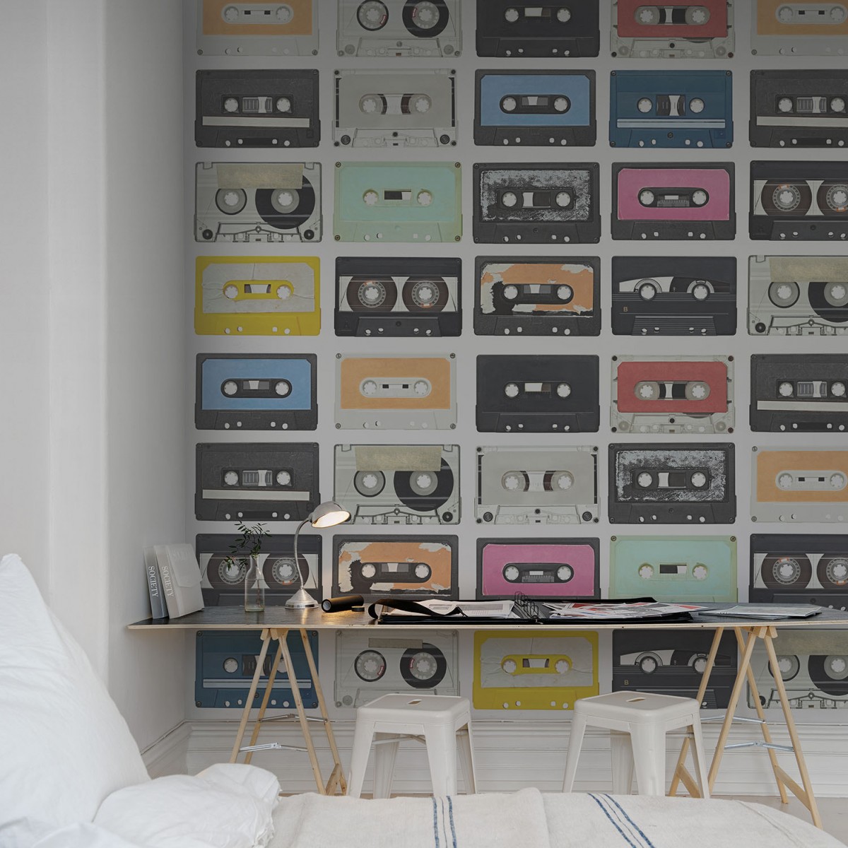 Fototapet Mixed Tape, personalizat, Rebel Walls