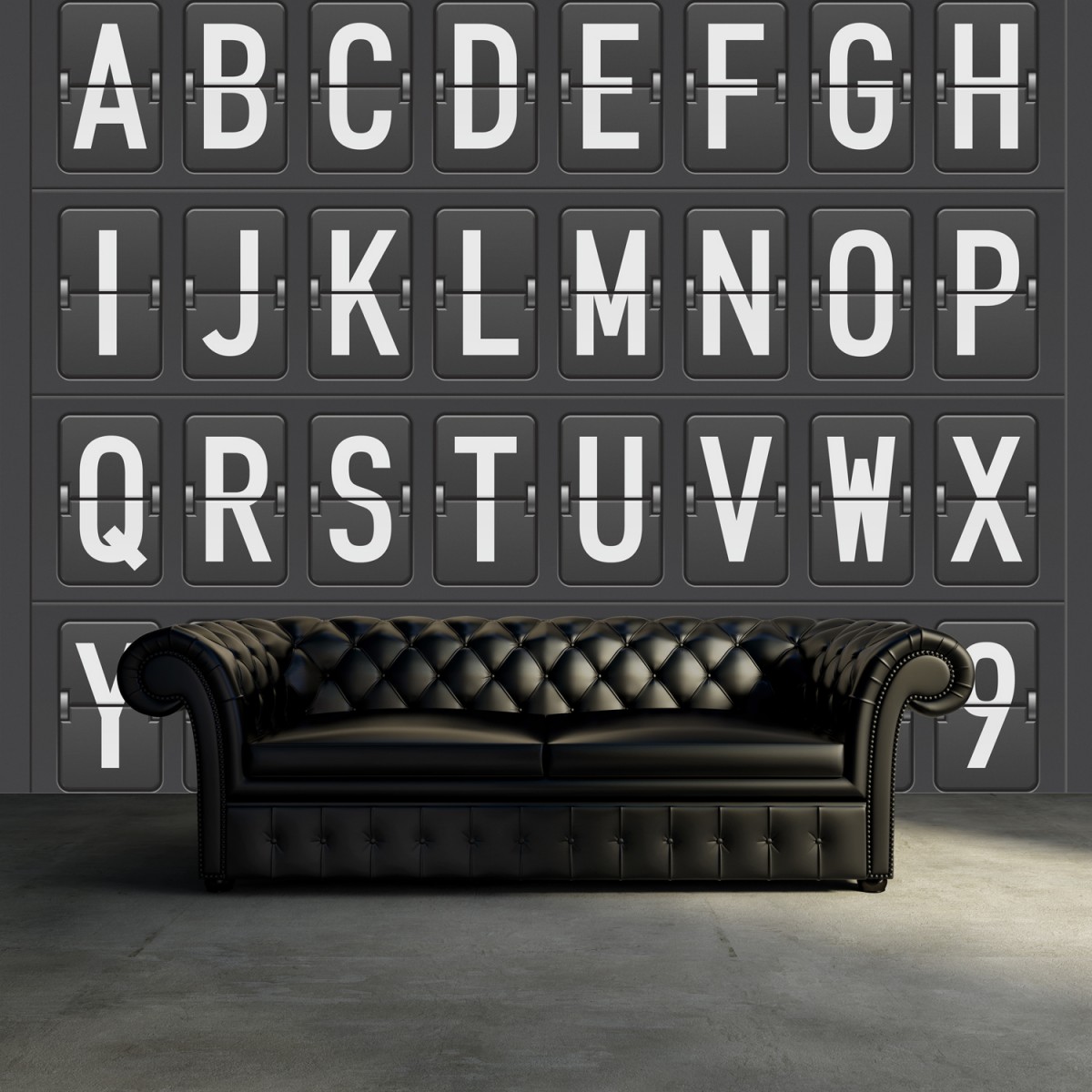 Fototapet Departure Alphabet, personalizat, Rebel Walls