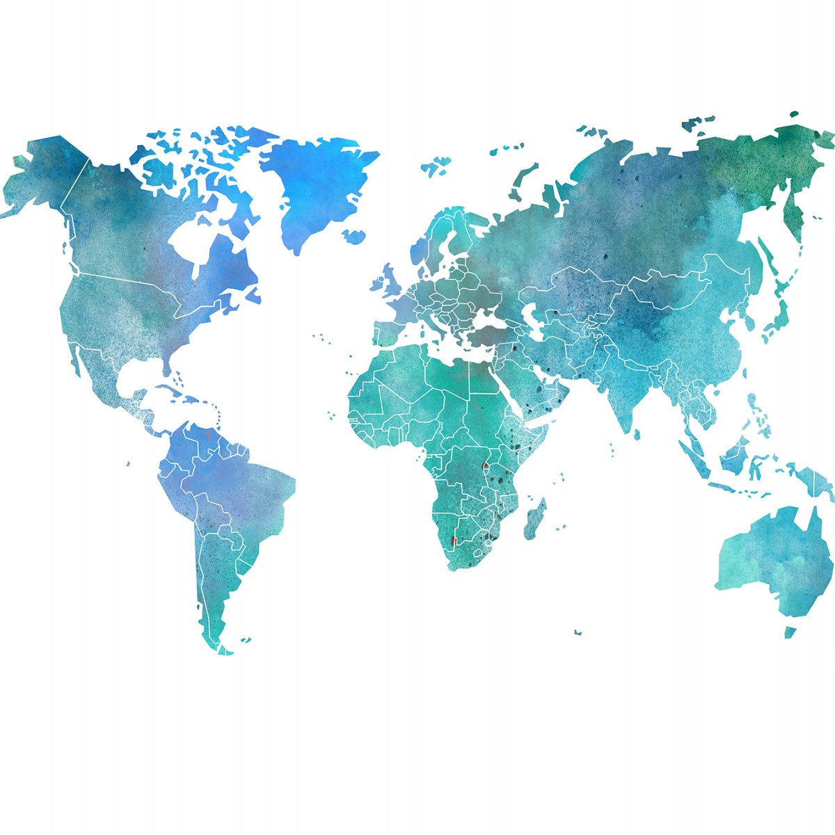 Fototapet Your Own World - Colour Clouds, personalizat, Rebel Walls