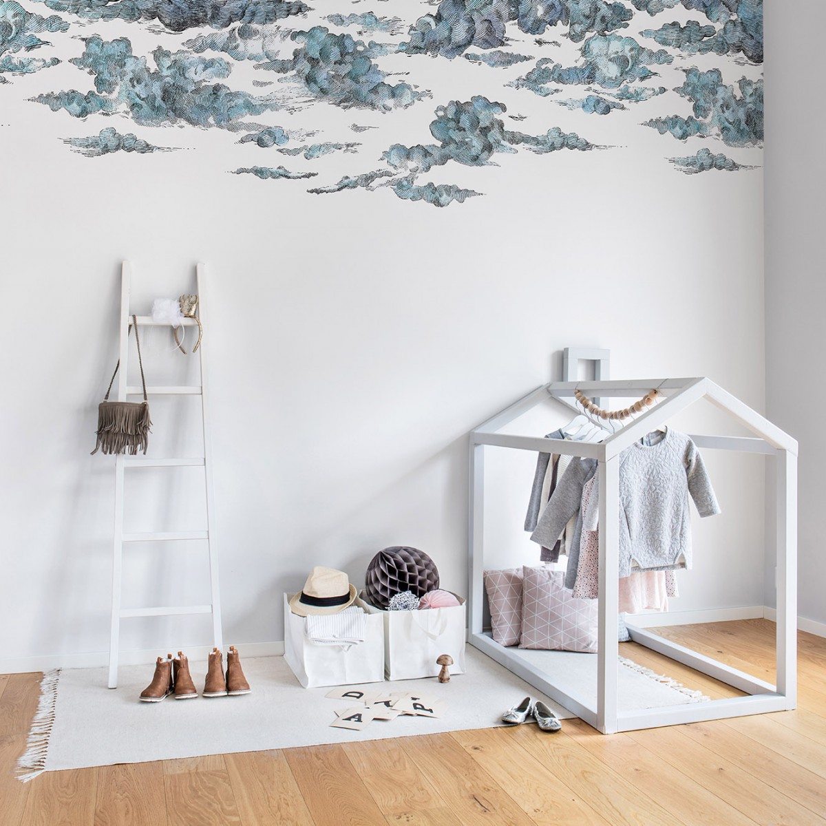 Fototapet Cotton Skies, personalizat, Rebel Walls