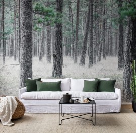 Foto tapet 3D  Pine Forest, personalizat, Rebel Walls