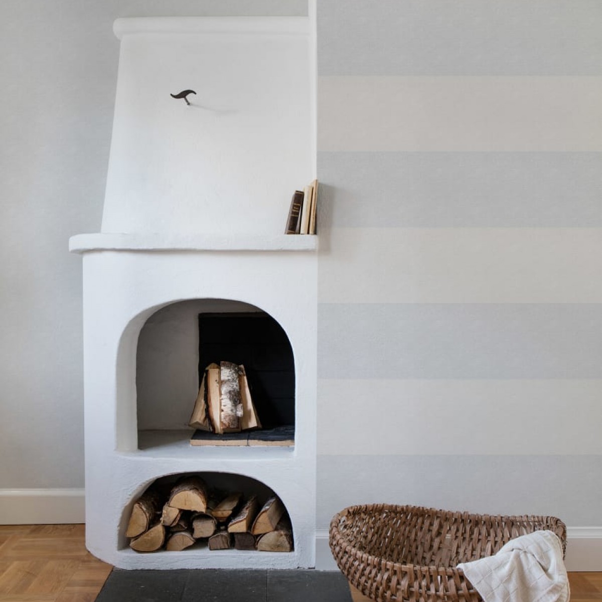 Foto tapet 3D Linen Border, personalizat, Rebel Walls