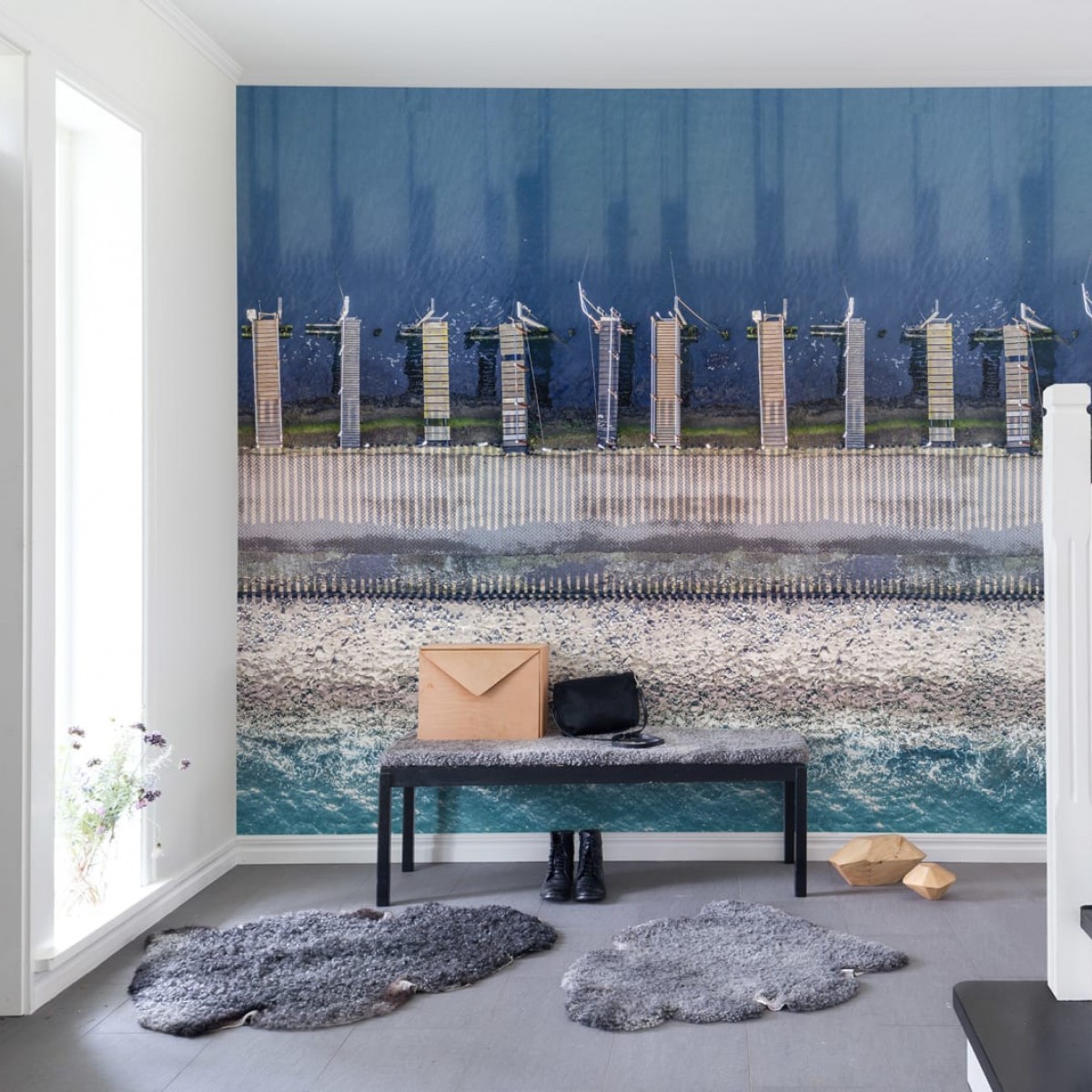 Foto tapet 3D Ocean Breeze, personalizat, Rebel Walls