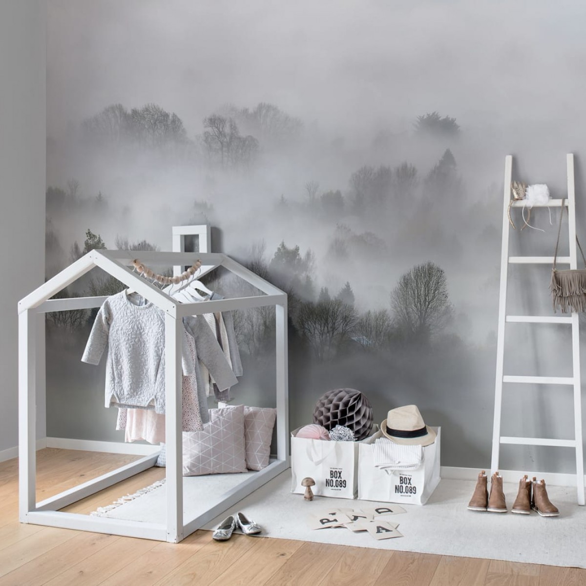 Fototape Morning Fog, personalizat, Rebel Walls
