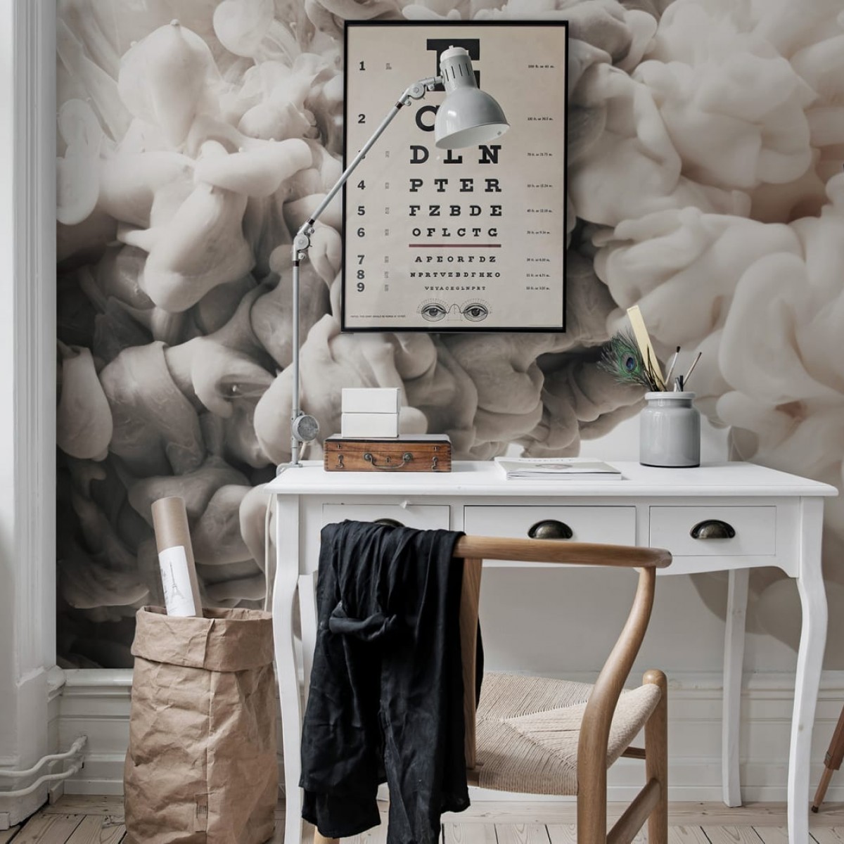 Foto tapet 3D Frozen Moment, Cream, 270x260cm, Rebel Walls