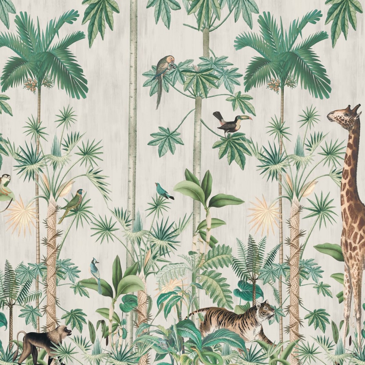 FOTOTAPE GIRAFFE'S STROLL, PERSONALIZAT, REBEL WALLS, 440x260cm, Rebel Walls
