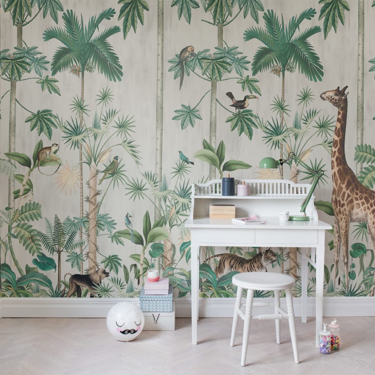 FOTOTAPE GIRAFFE'S STROLL, PERSONALIZAT, REBEL WALLS, 440x260cm, Rebel Walls