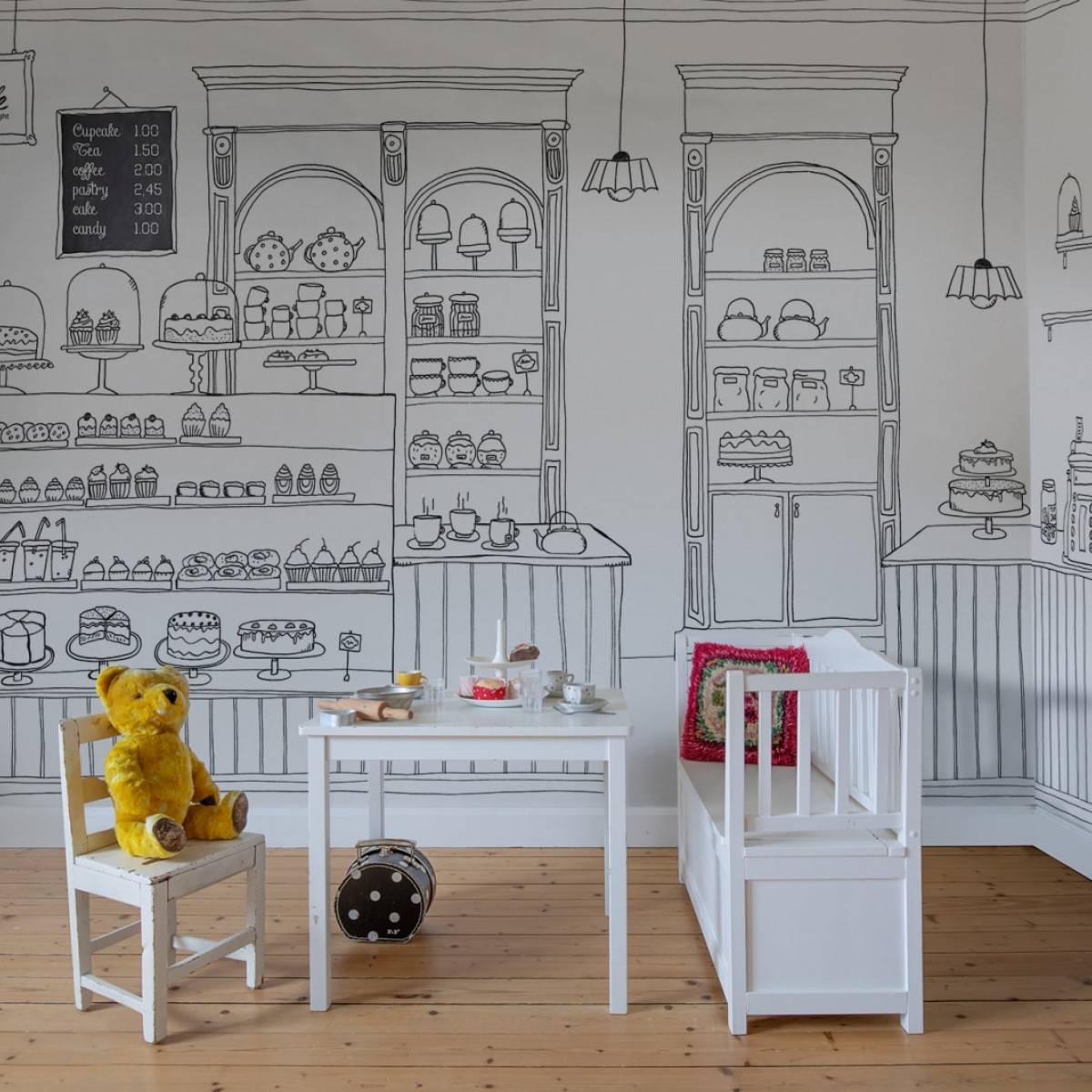 Foto tapet 3D Le Petit Patisserie, personalizat, Rebel Walls