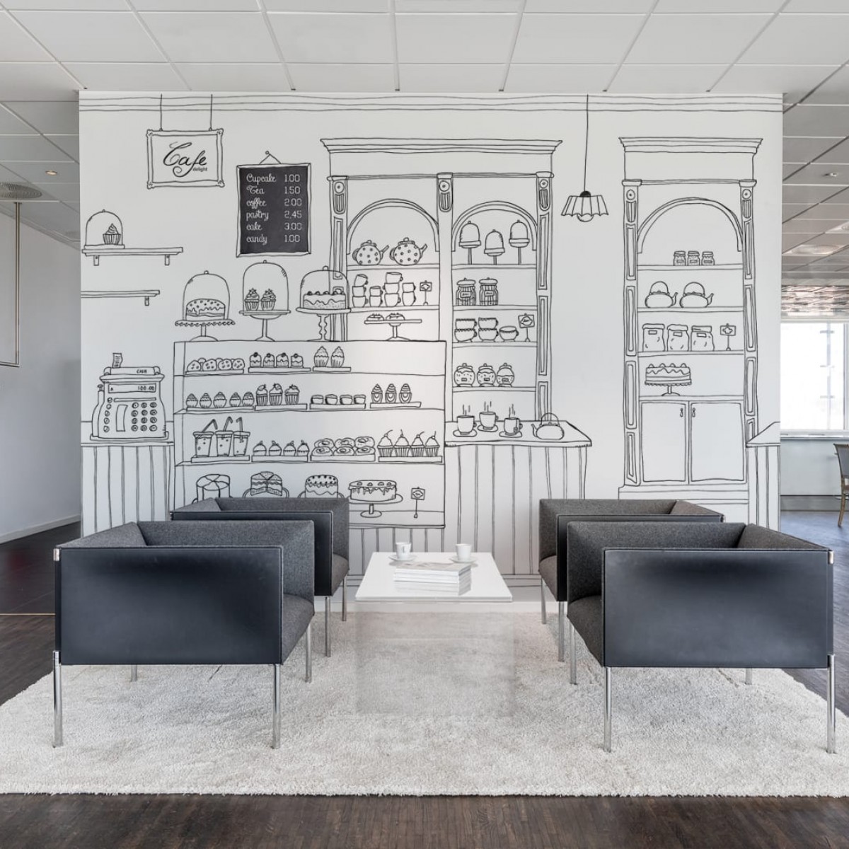 Foto tapet 3D Le Petit Patisserie, personalizat, Rebel Walls