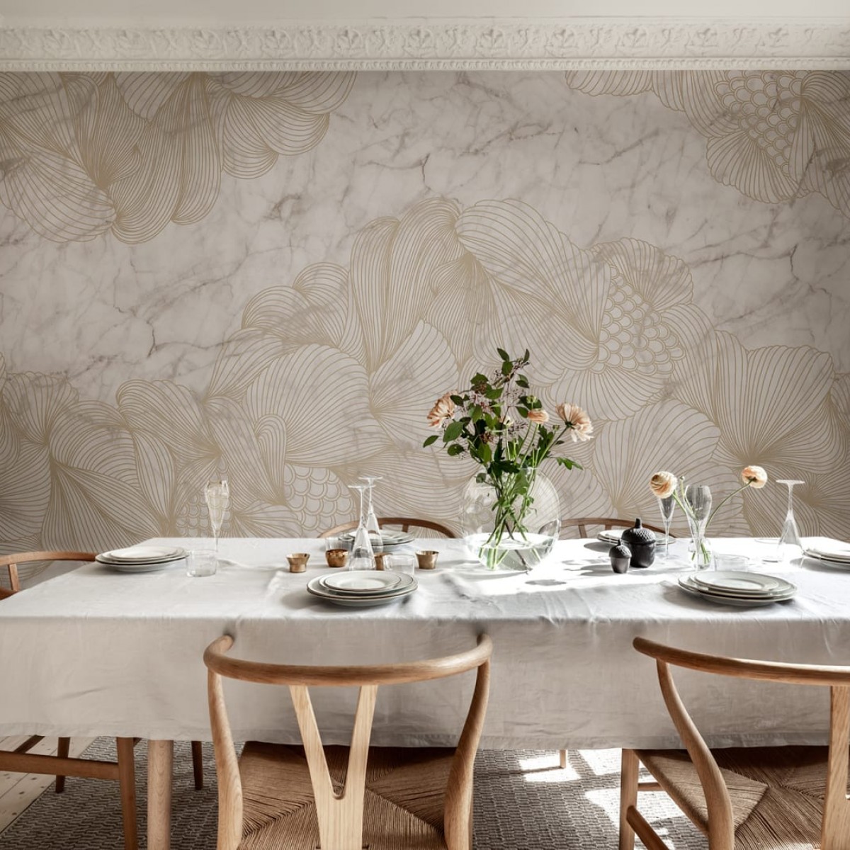 Foto tapet 3D Opulence, Marble, personalizat, Rebel Walls