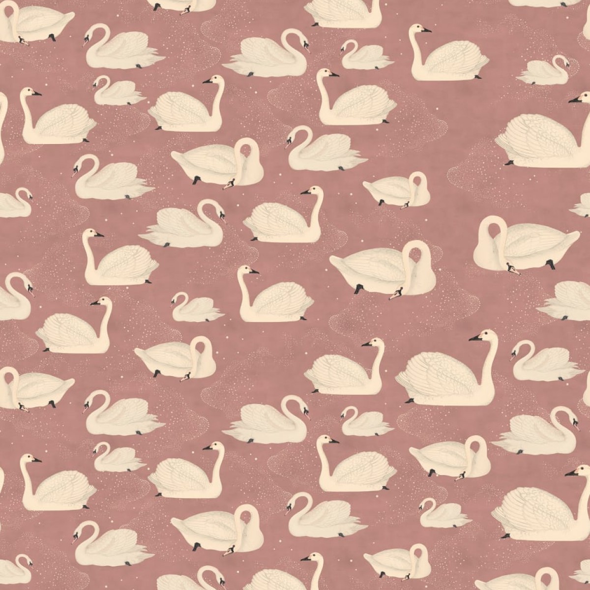 Foto tapet 3D Cygne, Rose, personalizat, Rebel Walls