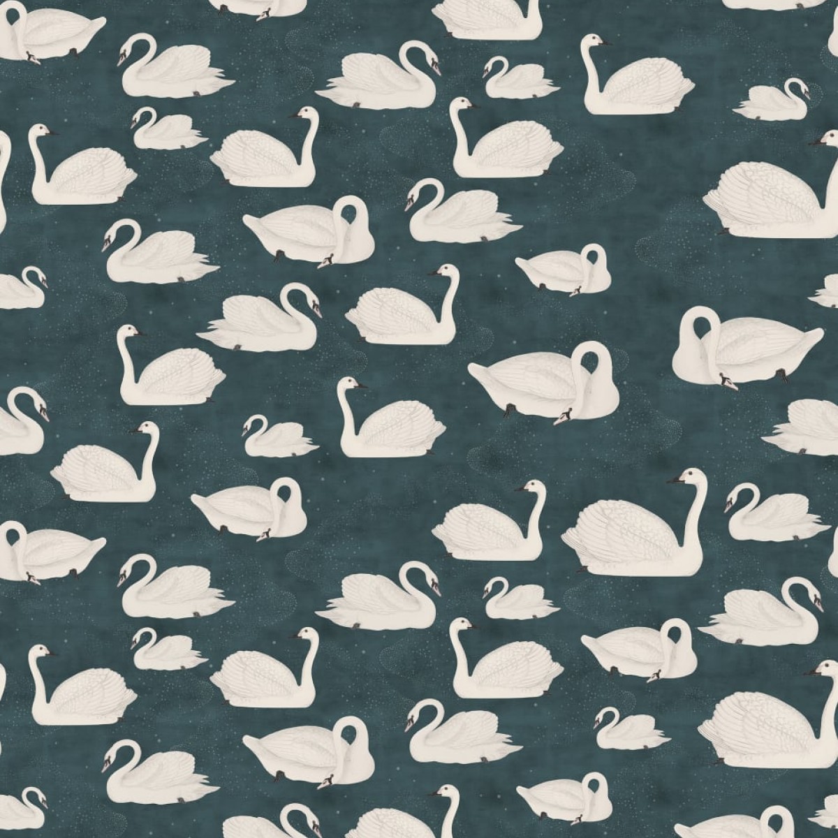 Foto tapet 3D Cygne, Bleu, personalizat, Rebel Walls