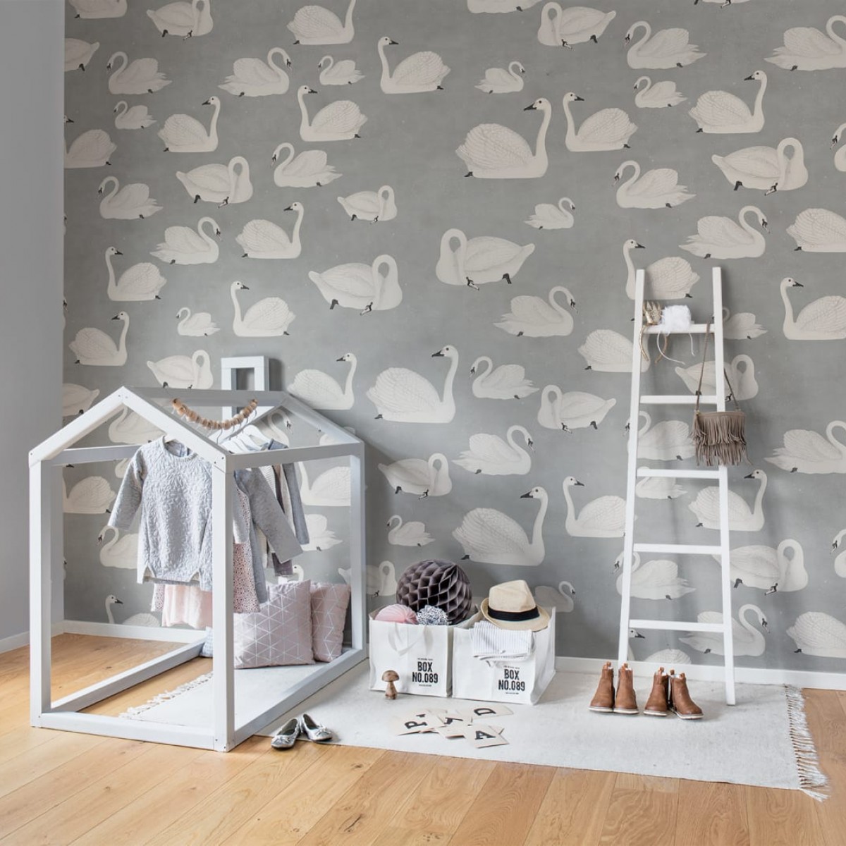 Foto tapet 3D Cygne, personalizat, Rebel Walls