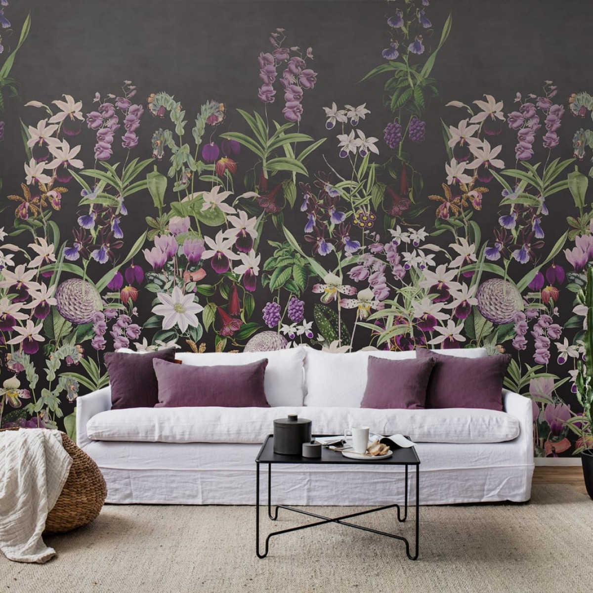 Foto tapet 3D Alice's Garden, Midnight, personalizat, Rebel Walls