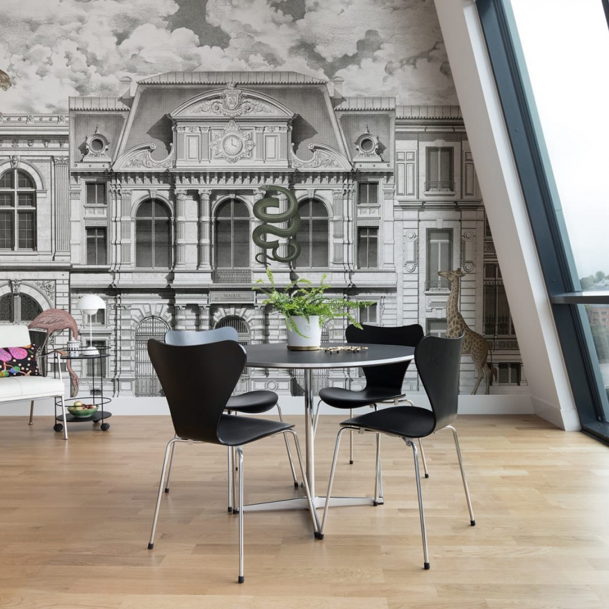 Foto tapet 3D Animal Avenue, personalizat, Rebel Walls