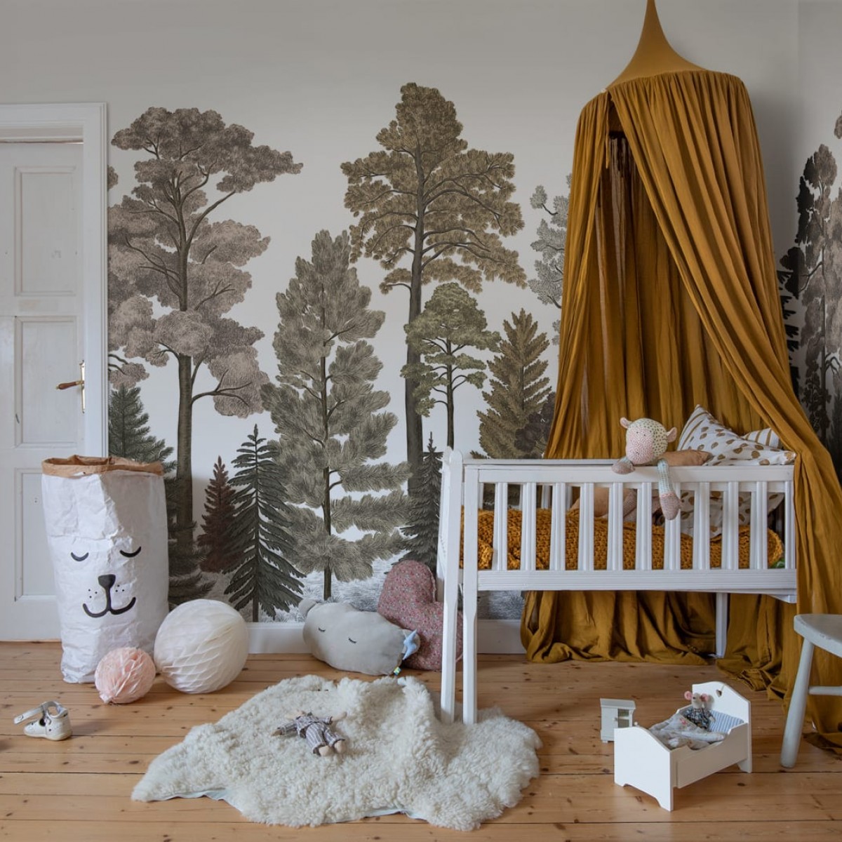 Foto tapet 3D Scandinavian Bellewood, Fall personalizat, Rebel Walls