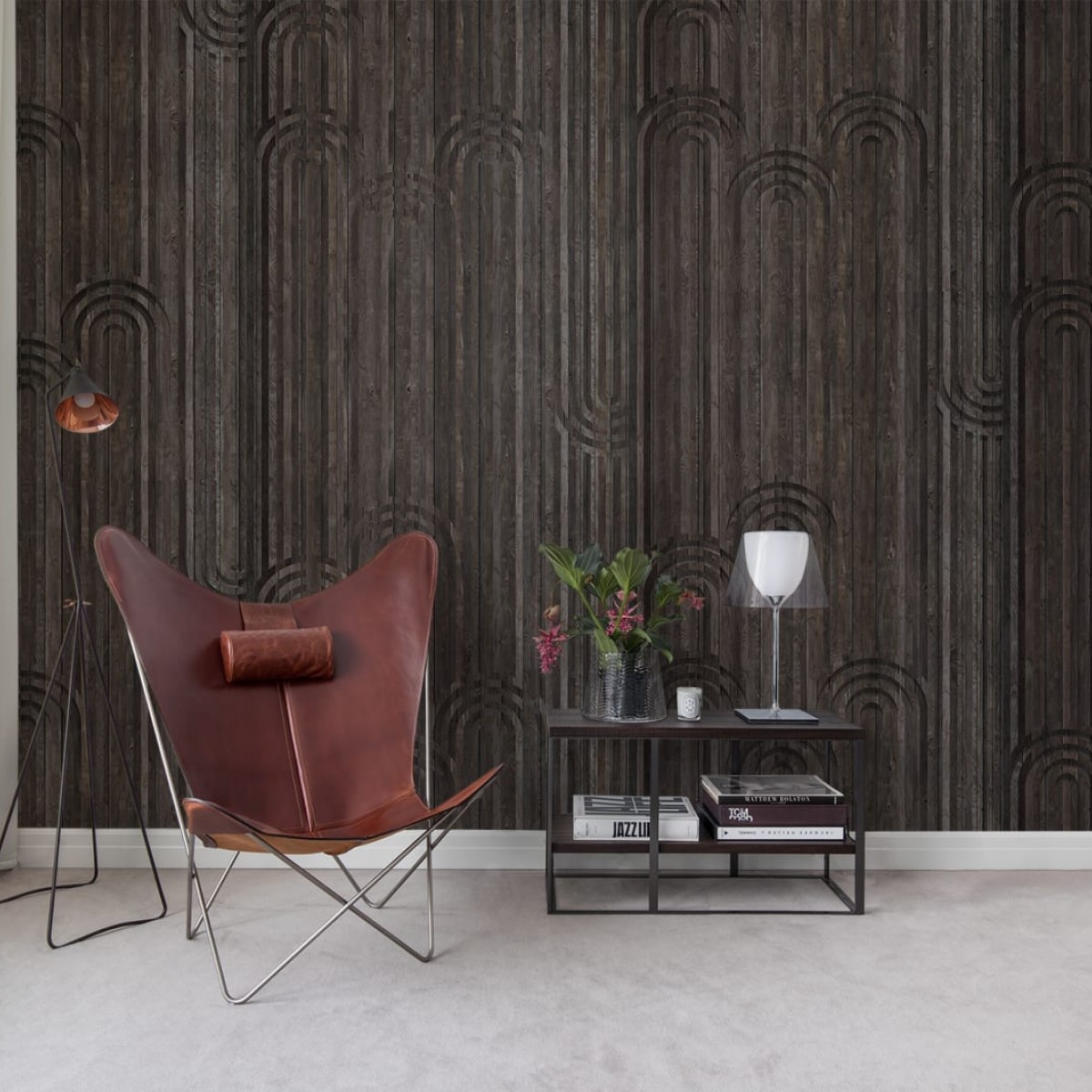 Foto tapet 3D Timber Arch, personalizat, Rebel Walls