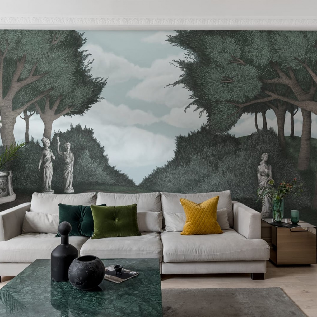 Foto tapet 3D Victoria's Garden, Day, personalizat, Rebel Walls