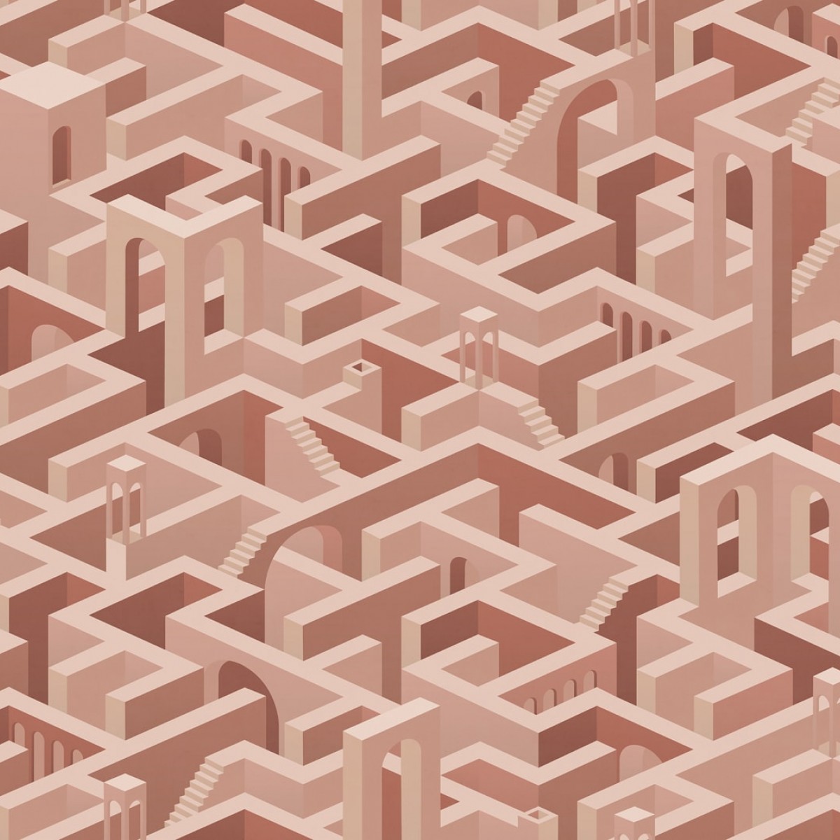 Foto tapet Metropolis, Maze, personalizat, Rebel Walls