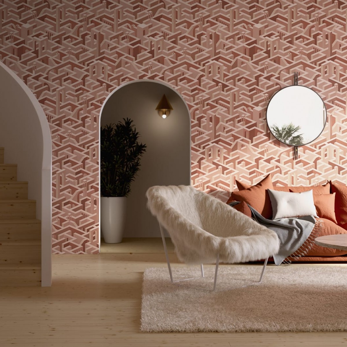 Foto tapet Metropolis, Maze, personalizat, Rebel Walls