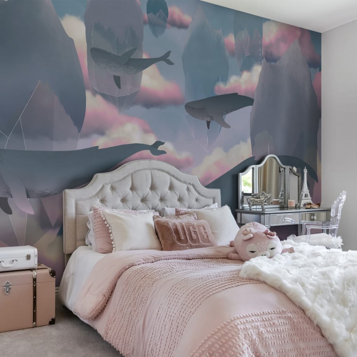 Foto tapet Floating Diamonds, personalizat, Rebel Walls