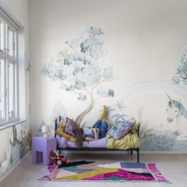 Foto tapet pentru copii Unicorn Dream, Sky, personalizat, Rebel Walls