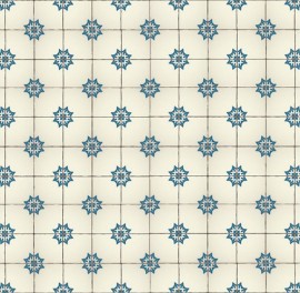 Tapet Vintage Tiles Pattern, personalizat, VLAdiLA