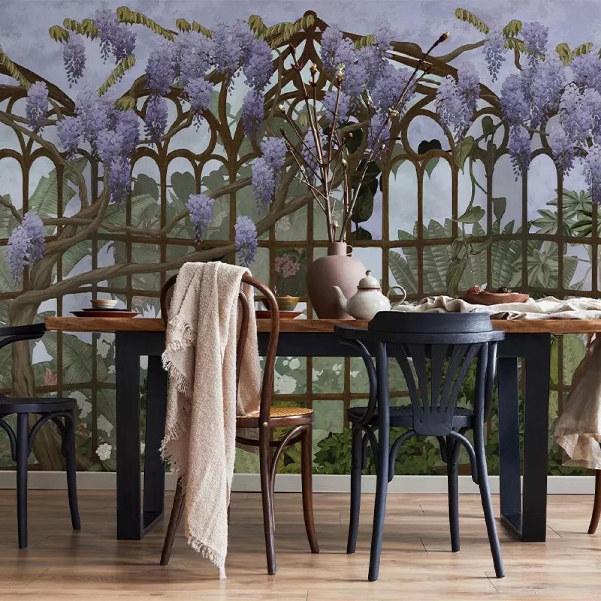 Tapet Greenhouse escape, personalizat, VLAdiLA, Fototapet living, Fototapet