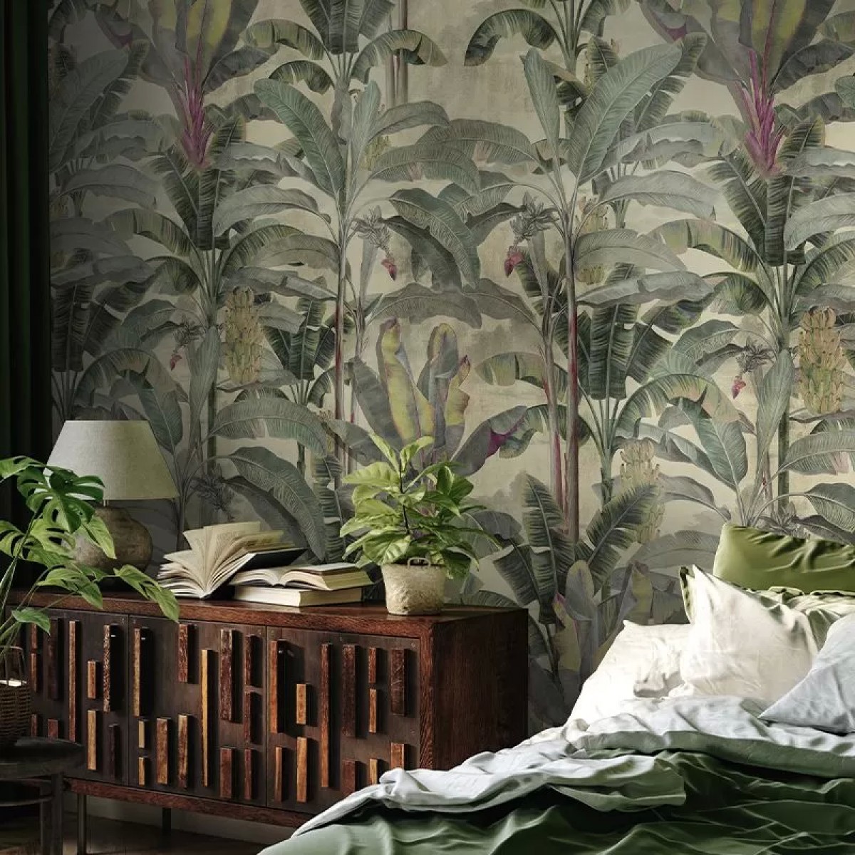Tapet Musa verticalia, personalizat, VLAdiLA, Fototapet living, Fototapet