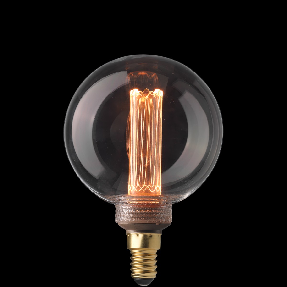 Bec Laser LED filament dimabil L213, E14, 8cm, lumină caldă