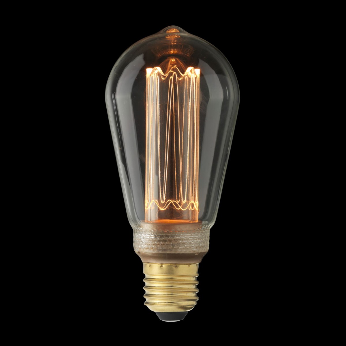 Bec Laser LED filament dimabil L212, E27, 6.4cm, lumină caldă